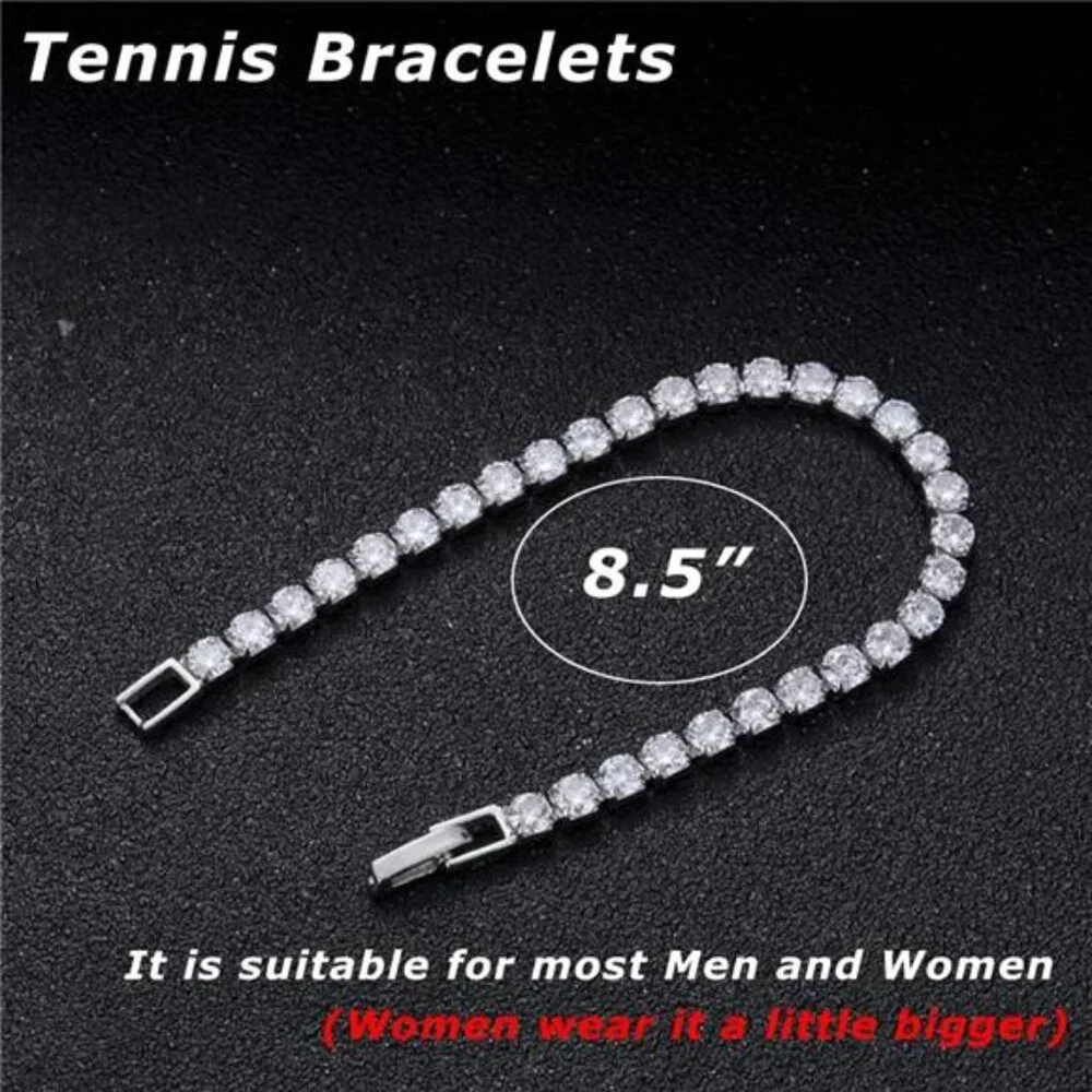 Ronglry Cuban Link Chain for Men Miami Cuban Link Chain Silver Cuban Chain 18